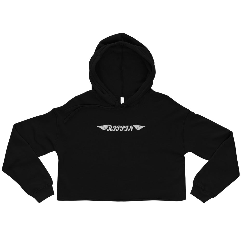 Rippin Wings Crop Hoodie